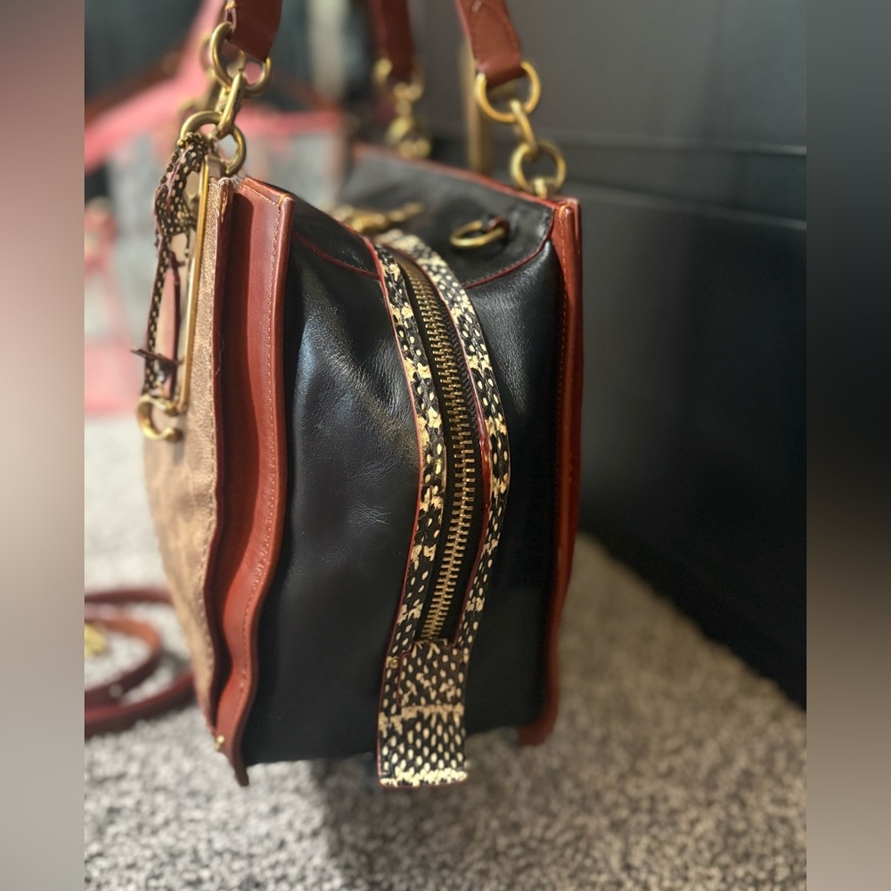 Coach Dreamer 36 signature canvas with refined calf leather and snakeskin - Picture 13 of 15